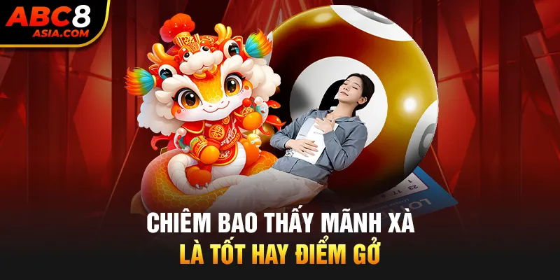 Chiêm bao thấy mãng xà là tốt hay điềm gở